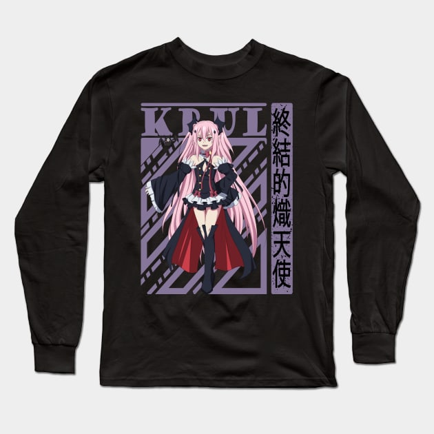 Krul Tepes owari no seraph Long Sleeve T-Shirt by Garrylifting99